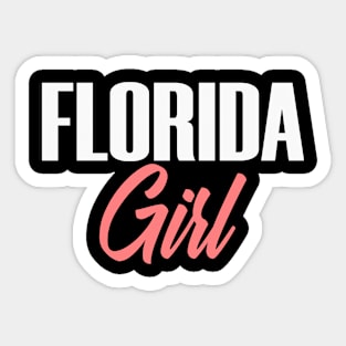 Florida State Region Girl Female Woman Cute Sticker